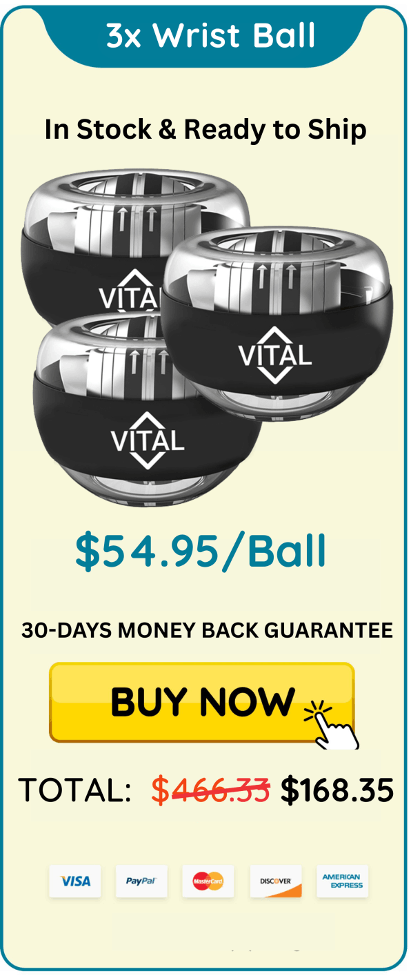 package of Vital Wrist Ball 3